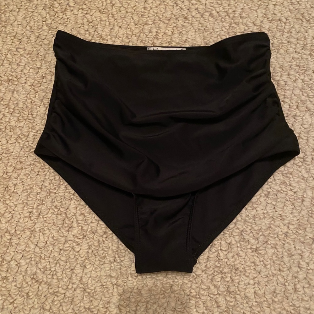 new high waisted bikini bottom (full coverage)